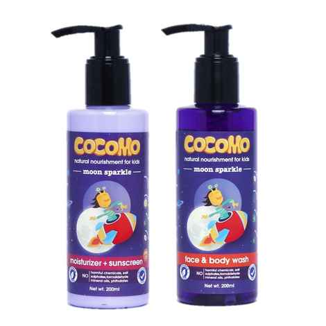 Buy Cocomo Moon Sparkle Body Wash + Moisturizer 400 ml - Purplle
