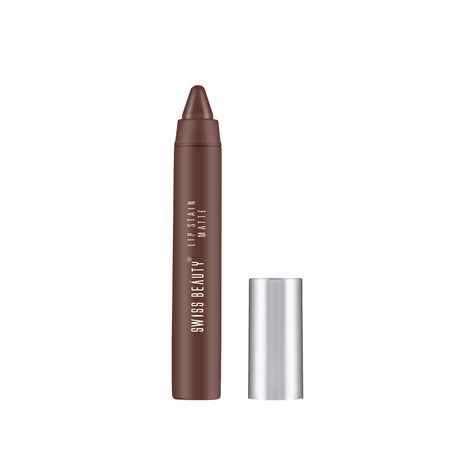 Buy Swiss Beauty Lip Stain Matte Lipstick - 227 - Coffee (3.4 gm) - Purplle