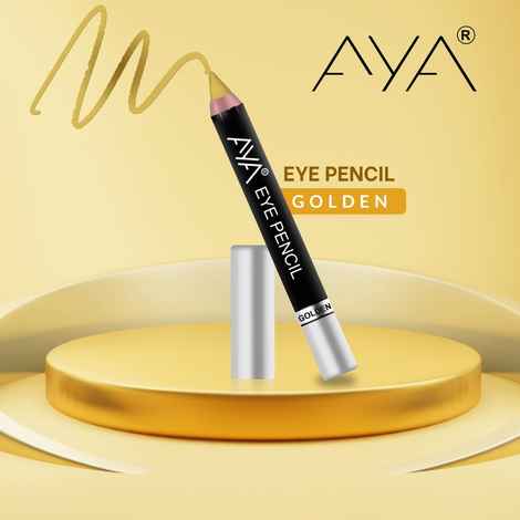 AYA Eye Pencil For Eye Liner / Kajal - Golden - 2.8 gm