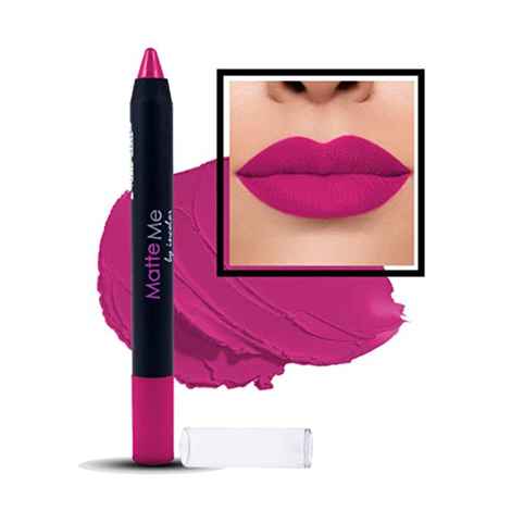 Buy Incolor Matte Me Crayon Lipstick 04 Graduation Day 2.3 Gms - Purplle