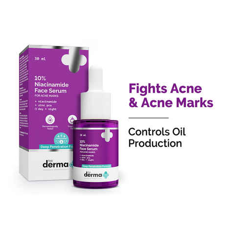 The Derma Co. 10% Niacinamide Serum with Zinc For Acne Marks- 30 ml