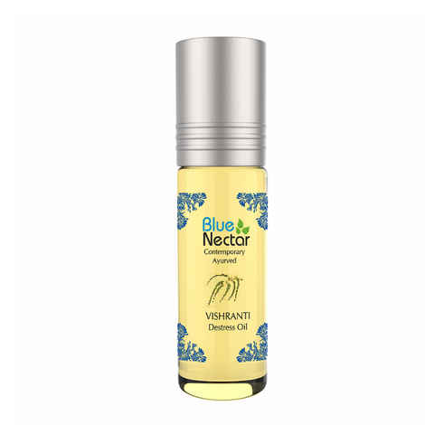 Buy Blue Nectar Destress , Headache And Migraine Relief Roll On (9 Herbs, 9 ml) - Purplle