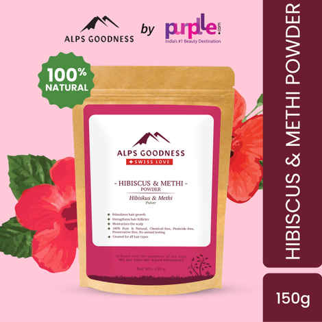Buy Alps Goodness Hibiscus & Methi Powder (150 gm) - Purplle
