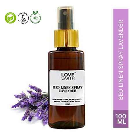 Buy Love Earth Bed Linen Spray with Lavender 100 ml - Purplle