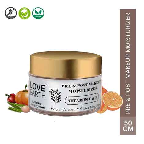 Buy Love Earth Pre & Post Makeup Face Moisturizer for Skin Hydration 50gm - Purplle