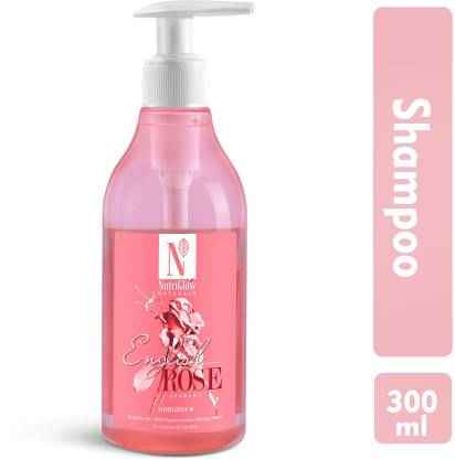 Buy NutriGlow NATURAL'S English Rose Shampoo For Scalp De-Tox/ Damage Repair, 300 ml - Purplle