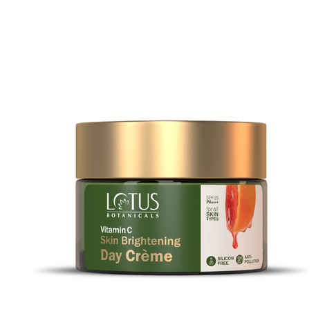 Buy Lotus Botanicals Skin Brightening Day Cream | Vitamin C | SPF 25 | PA+++ | Lightweight | Silicon & Chemical Free | All Skin Types | 50 gm - Purplle