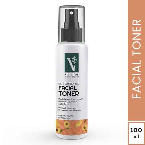 Buy NutriGlow Advanced Organics Skin Whitening Facial Toner For Detoxifies Skin, 100 ml - Purplle
