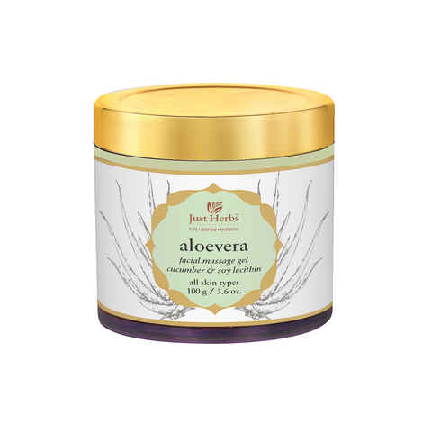 Buy Just Herbs Aloe Vera Facial Massage Gel (100 gm) - Purplle