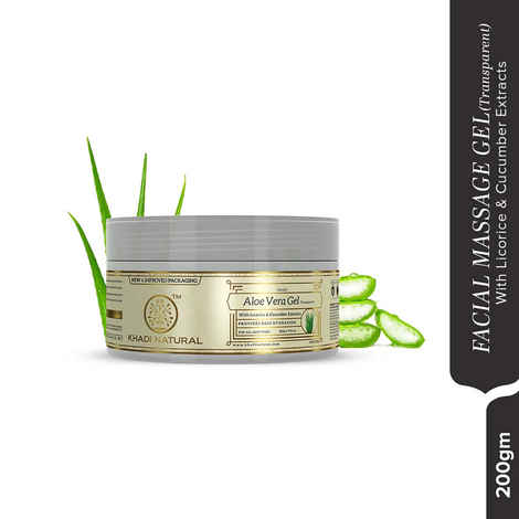 Buy Khadi Natural Ayurvedic Aloevera Gel (Transparent) (200 g) - Purplle