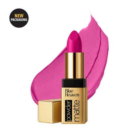 Buy Blue Heaven Powder Matte Lipstick for Women | Highly Pigmented | Light Weight | Creamy & Comfortable Buttery Texture | Luxe Matte Finish | Pink Dust | 3.5 gm - Purplle