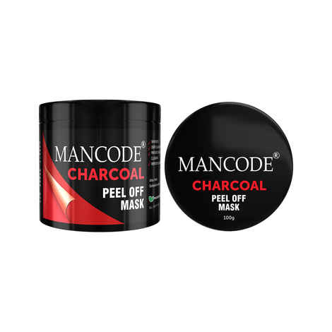 Buy Mancode Charcoal Peel off Mask (100 g) - Purplle