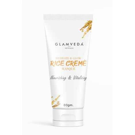 Glamveda Hydrate & Glow Rice Creme' Masque (80 gm)