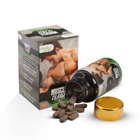 Buy Nature Sure Muscle Charge Tablets for Strength and Protein Absorption - 1 Pack (60 Tablets) - Purplle