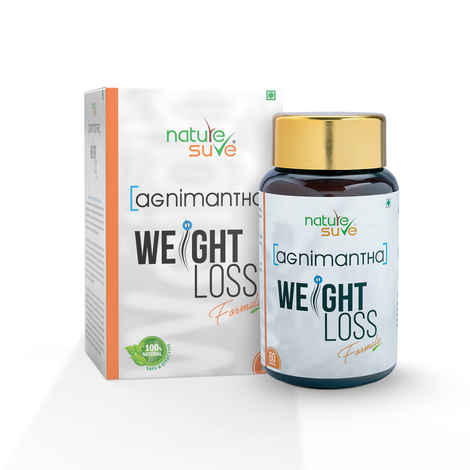 Buy Nature Sure Agnimantha Weight Loss Formula for Fat Loss in Men and Women - 1 Pack (60 Capsules) - Purplle