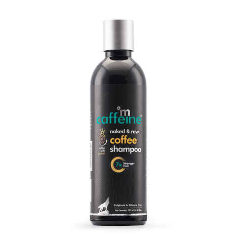 mCaffeine Hair Fall Control Coffee Shampoo (250 ml) | With Protein and Argan Oil | Deap Cleanses and Nourishes Hair Shafts | Sulphate and Silicone Free