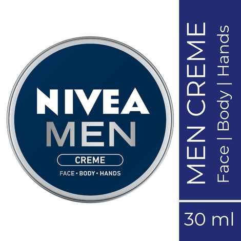 Buy Nivea Men Creme Moisturiser Cream (30 ml) - Purplle