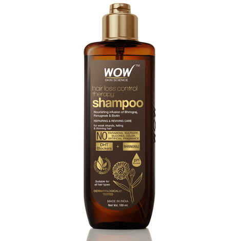 Buy WOW Skin Science Hair Loss Control Therapy Shampoo 100 ml - Purplle