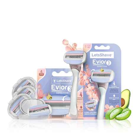 Buy LetsShave Evior 3 Value Set - 3 Pcs - Purplle