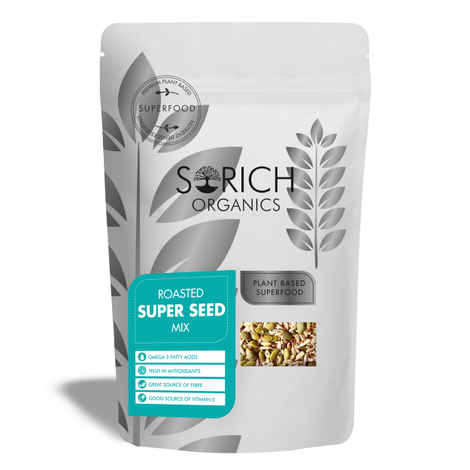 Buy Sorich Organics Super Seeds Mix for Immunity - 200 GM - Chia Seeds and Roasted ( Pumpkin Seeds, Sunflower Seeds, Flax Seeds, Seasame Seeds, Watermelon Seeds ) - Purplle
