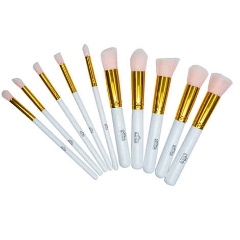 Buy Beautiliss Professional Supreme Makeup brush set of 10 pcs - Purplle