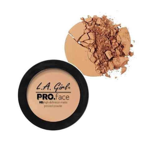 Buy L.A. Girl HD Pro Face Pressed Powder-Medium Beige (7 gm) - Purplle