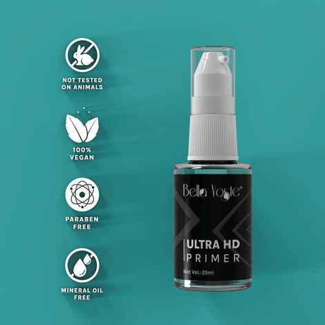 Buy Bella Voste I ULTRA HD PRIMER I Cruelty Free I Moisturising I Pore minimising I Easy to wear I Hydrating I Lightweight I Water Proof I Made in INDIA 25 ml - Purplle