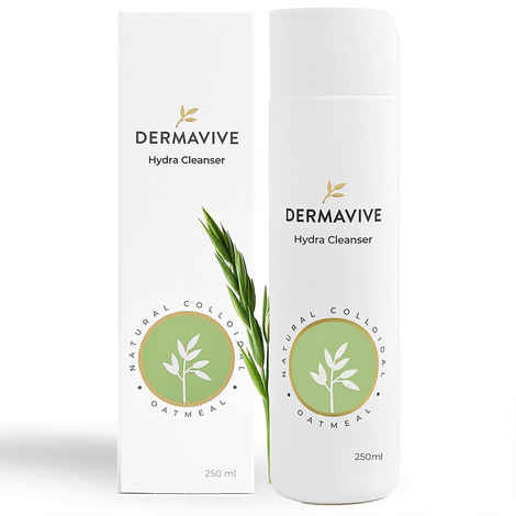 Buy Dermavive Hydra Cleanser - Non-Irritating Facial and Skin Cleanser, | pH Balanced , Softens and Hydrates Sensitive Skin, 250 ml - Purplle