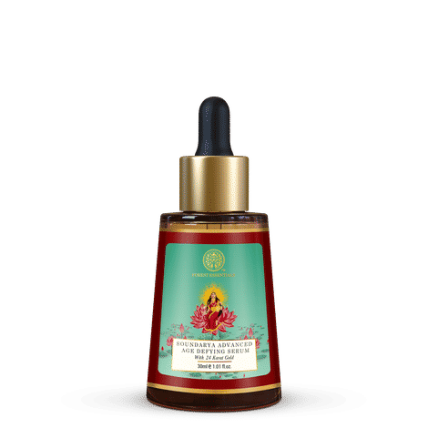Buy Forest Essentials Advanced Soundarya Age Defying Facial Serum With 24K Gold 30ml - Purplle