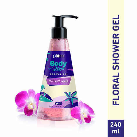 Buy Plum BodyLovin' Orchid-You-Not Shower Gel | SLS-Free Body Wash For Women | Fresh Floral Fragrance for Soft & Smooth Skin | Aloe-Infused Nourishing Body Cleanser For All Skin Types (240 ml) - Purplle