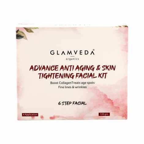 Buy Glamveda Advance Anti Ageing & Skin Tightening Facial Kit (120 gm) - Purplle