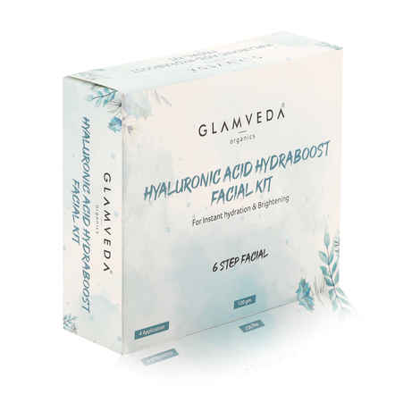 Buy Glamveda Hyaluronic Acid Hydraboost Facial Kit (120 gm) - Purplle