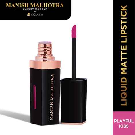 Buy Manish Malhotra Beauty By MyGlamm Liquid Matte Lipstick-Playfull Kiss-7 gm - Purplle