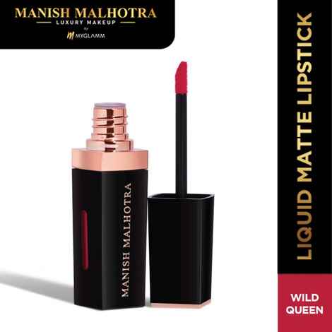 Buy Manish Malhotra Beauty By MyGlamm Liquid Matte Lipstick-Wild Queen-7 gm - Purplle