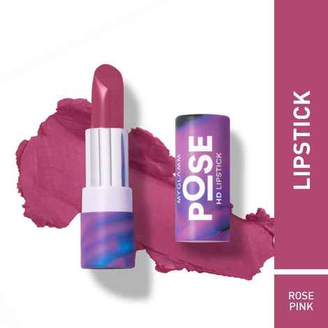 Buy MyGlamm POSE HD Lipstick-Rose Pink-4gm - Purplle