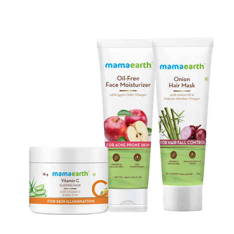 Buy Mamaearth Skin & Hair Kit - Purplle