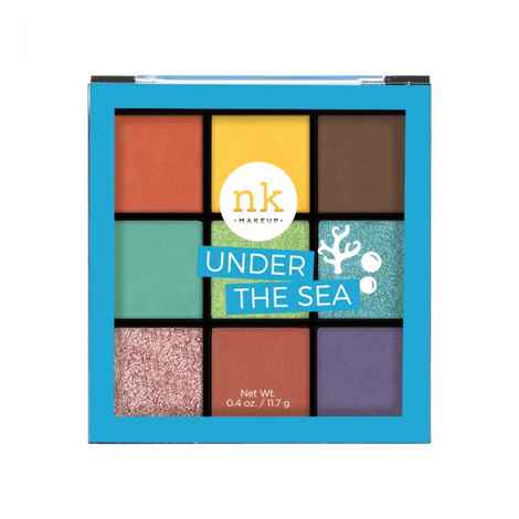 Buy Nicka K Nine Color Eyeshadow Palette - Under The Sea (11.7 gm) - Purplle