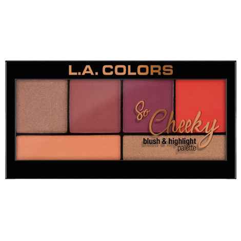 Buy L.A. Colors So Cheeky Blush And Highlight Palette - Hot And Spicy 22 g - Purplle