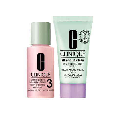 Buy Clinique Clarifying lotion 3 & Facewash - Purplle