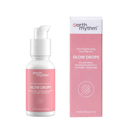 Buy Earth Rhythm Glow Drops Brightening Serum | Prevent Cellular Aging, Revitalises Tired Skin, Restores Radiance | for All Skin Types | Men & Women - 30 ML - Purplle