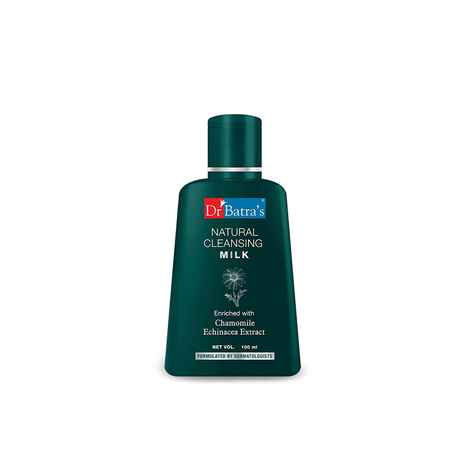 Dr.Batra`s Natural Cleansing Milk Enriched With Echinacea & Chamomile - 100 ml