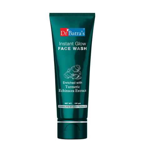 Buy Dr.Batra`s Instant Glow Face Wash Enriched With Tumeric For Healthy & Glowing Skin - 100 gm - Purplle