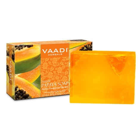 Buy Vaadi Herbals Fresh Papaya Soap (75 g) - Purplle