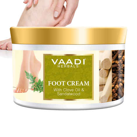 Buy Vaadi Herbals Foot Cream- With Clove Oil & Sandalwood (500 gm) - Purplle