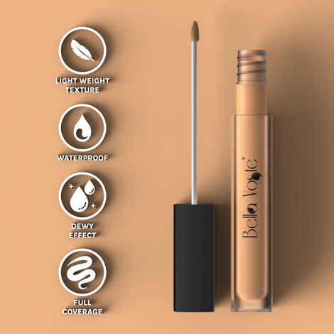 Buy Bella Voste I HI-DEFINITION LIQUID CONCEALER I Light Weight with Full Coverage I Easily Blendable Concealer for face makeup with Matte finish I Water-Proof & Water-Resistant I Cruelty Free I SHADE LC-05 - 4 ml - Purplle