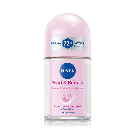 Buy NIVEA Women Deodorant Roll on, Pearl & Beauty, 25 ml - Purplle