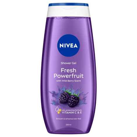 Buy Nivea Shower Gel, Power Fruit Fresh Body Wash (250 ml) - Purplle