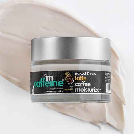Buy mCaffeine Latte Coffee Face Moisturizer for Dry Skin | Shea Butter Moisturizer for Women & Men | Non-Sticky Face Cream with 48 Hrs Moisturization | Nourishes & Hydrates Skin (40 ml) - Purplle