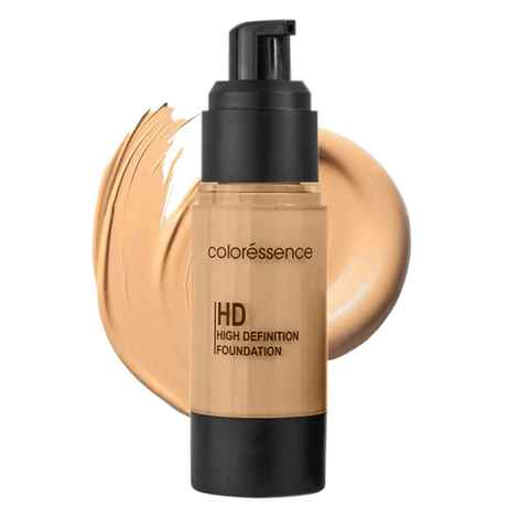 Buy COLORESSENCE HD Foundation, High Coverage Matte Finish Liquid Foundation to Cover Blemishes and Dark Spots 30 ml HDF-5 (WHIPPED GLACE) - Purplle