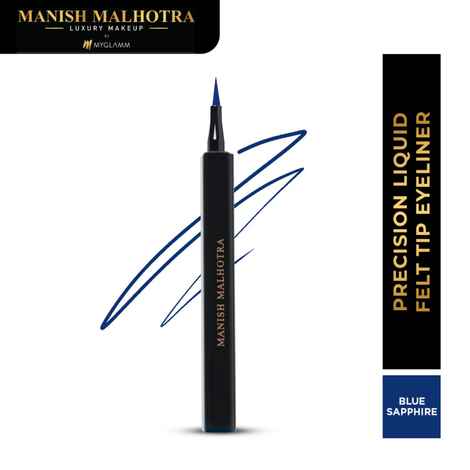 Buy Manish Malhotra Beauty By MyGlamm Precision Liquid Eyeliner-Blue Sapphire-1 gm - Purplle